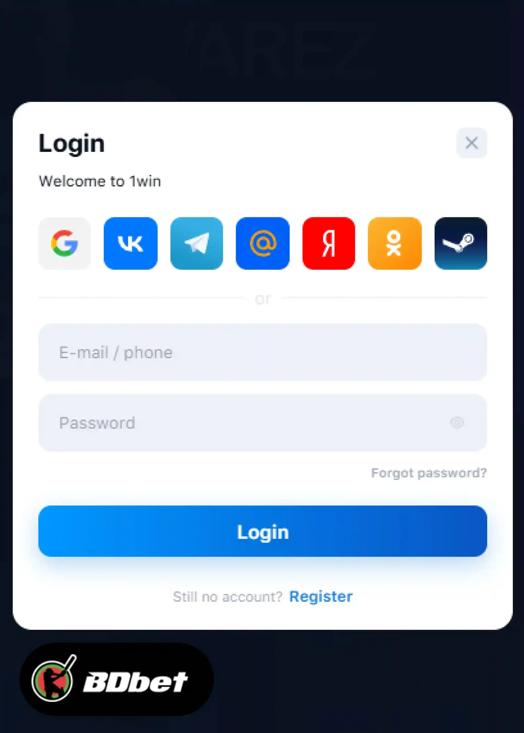 How to Log In to Your 1win Casino Account?
