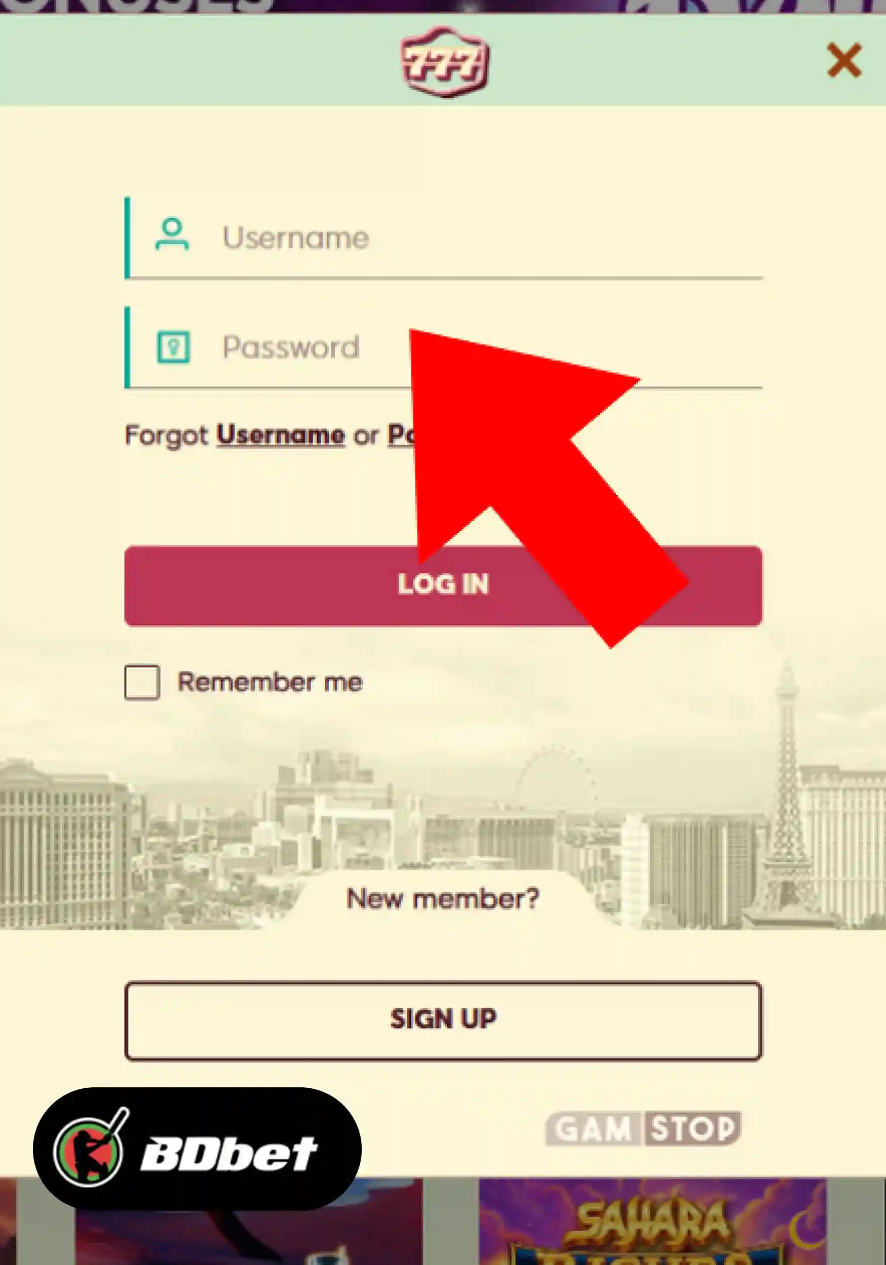 Step 3: Enter Login Details