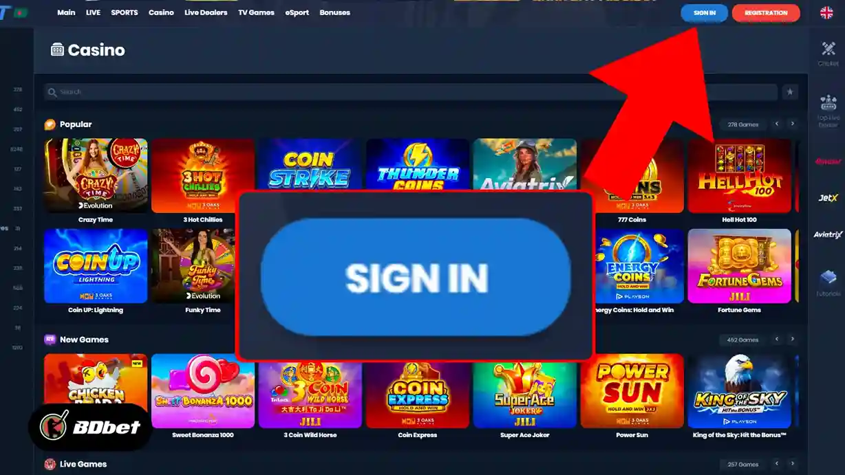 How to Log In to Your 4Rabet Account?