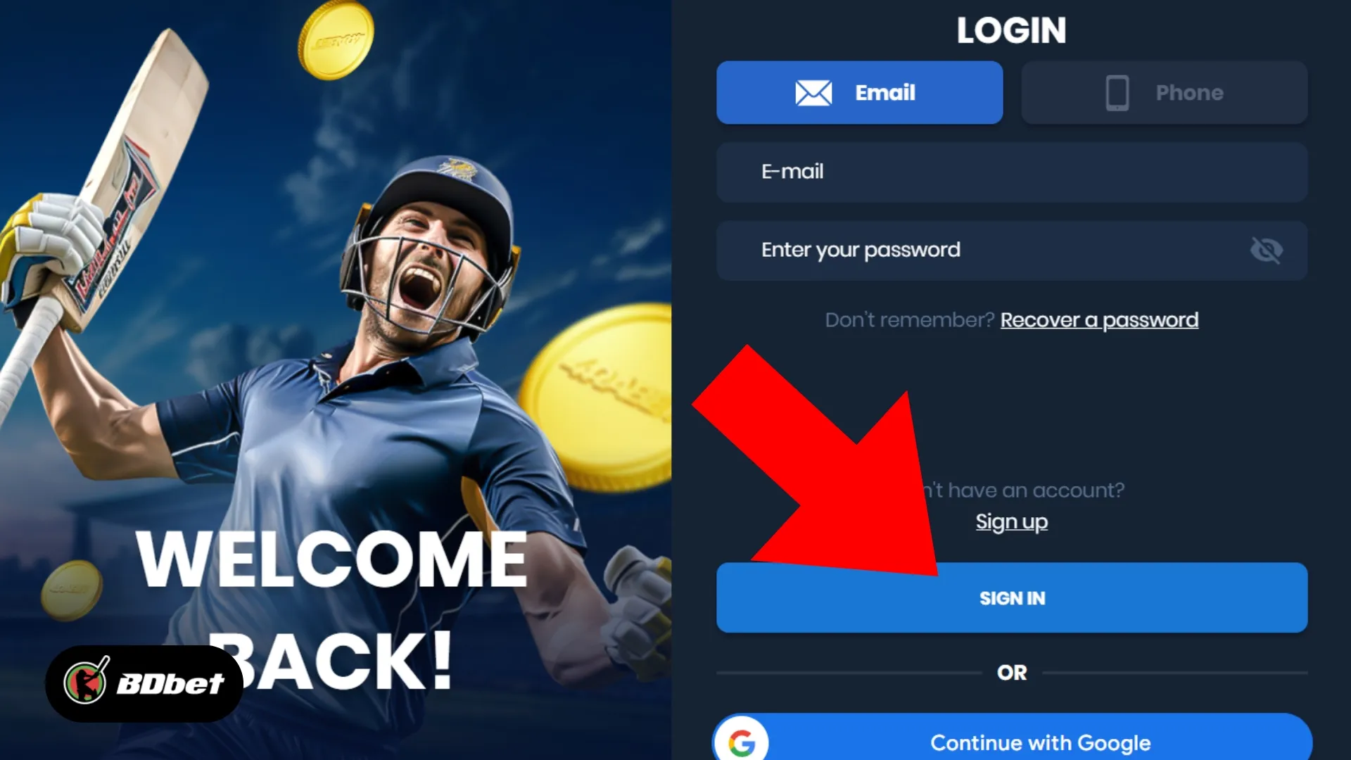 How to Log In to Your 4Rabet Account?