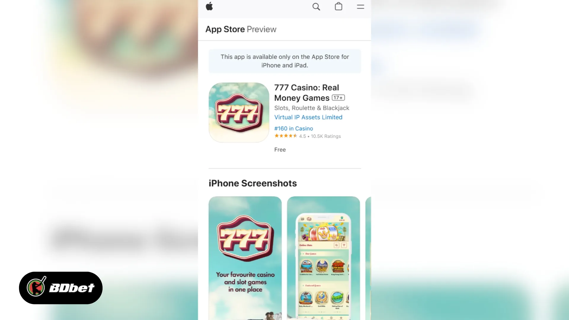 777 Casino Mobile App